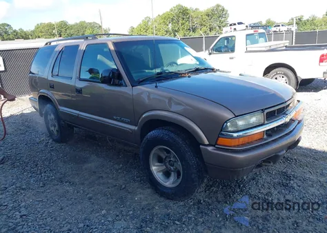 2002 Chevrolet Blazer Ls from USA, damaged, VIN 1GNDT13W42K196425